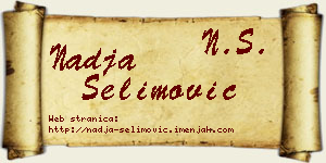 Nadja Selimović vizit kartica
